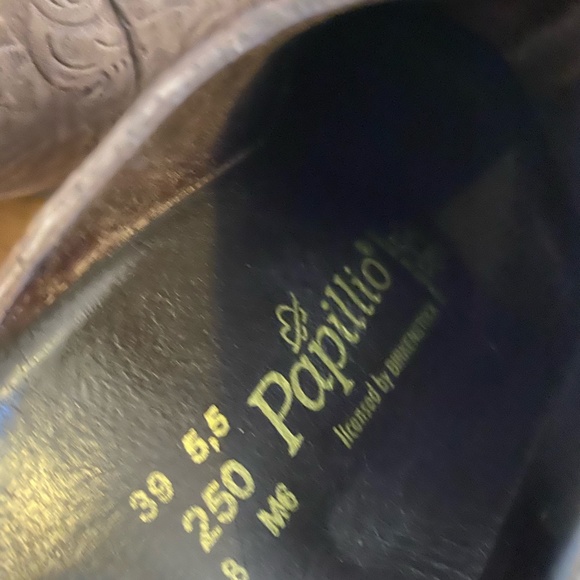 Papillio by Birkenstock Brown Clog Mule L 8 39 Cork Delores Wedge - Picture 7 of 12